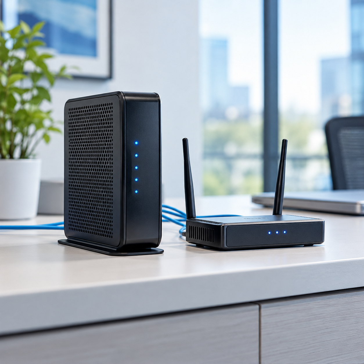 Broadband modem and network gateway